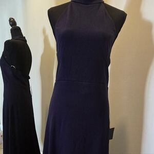 Lulu's Deep Navy Sleeveless Dress